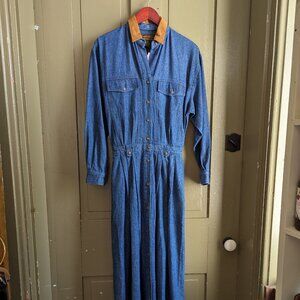 Eddie Bauer denim dress Vintage